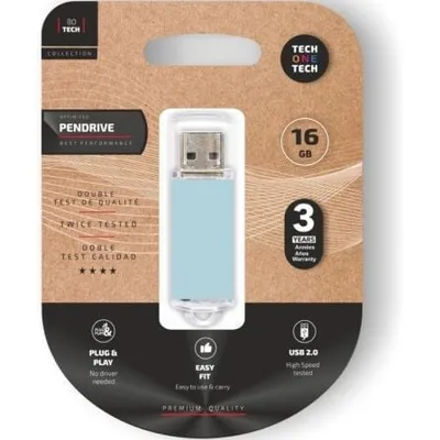 Tech One Tech Basic Pendrive 16 GB USB 2.0 Himmelblau
