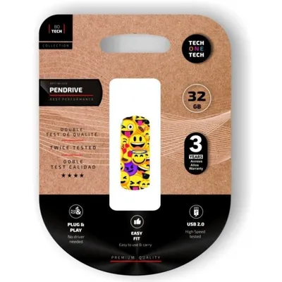 Pendrive Tech One Tech TEC4401-32 32GB USB Typ A 2.0 Multicolor Pendrive Tech One Tech TEC4401-32 32GB USB Typ A 2.0 Multicolor