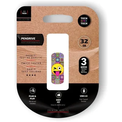USB-Stick Tech One Tech TEC4402-32 32GB USB 2.0 Multicolor PVC