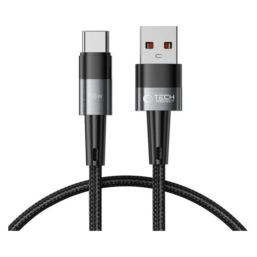 Tech-Protect UltraBoost USB-C / USB-C cable 66W 6A 0.5m - gray