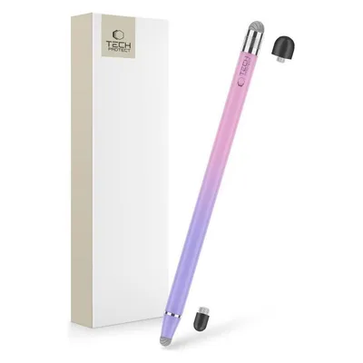 Stylus Tech-Protect USP100 3 Tasten 4 Spitzen Violett Rosa