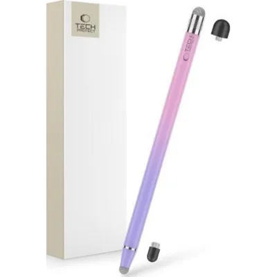Stylus Tech-Protect USP100 3 Tasten 4 Spitzen Violett Rosa