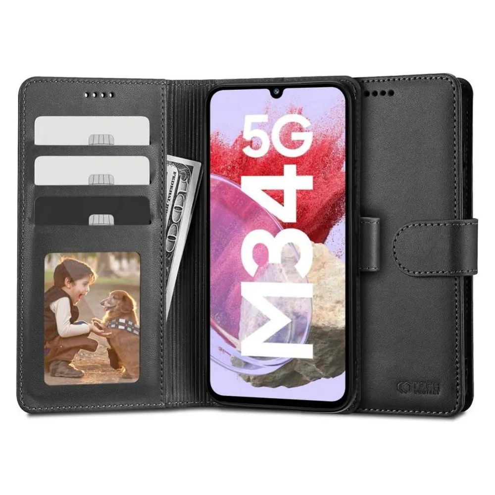 Tech-Protect Wallet do Samsung Galaxy M34 czarny