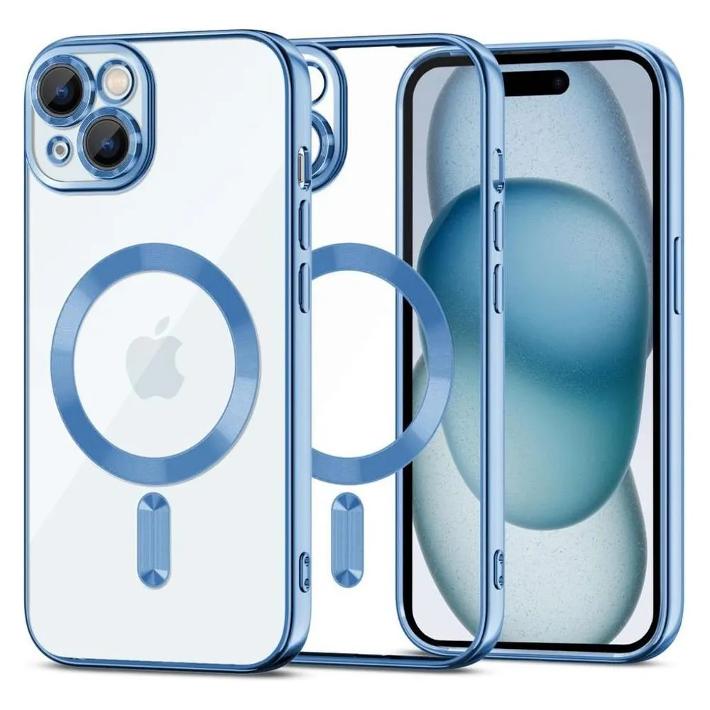 Tech-Protect Magshine Magsafe iPhone 15 Pro błękitny