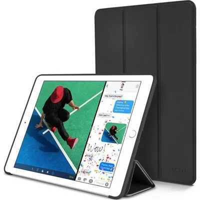Tech-Protect Smartcase Hülle für iPad 9,7" Magnetverschluss Schwarz