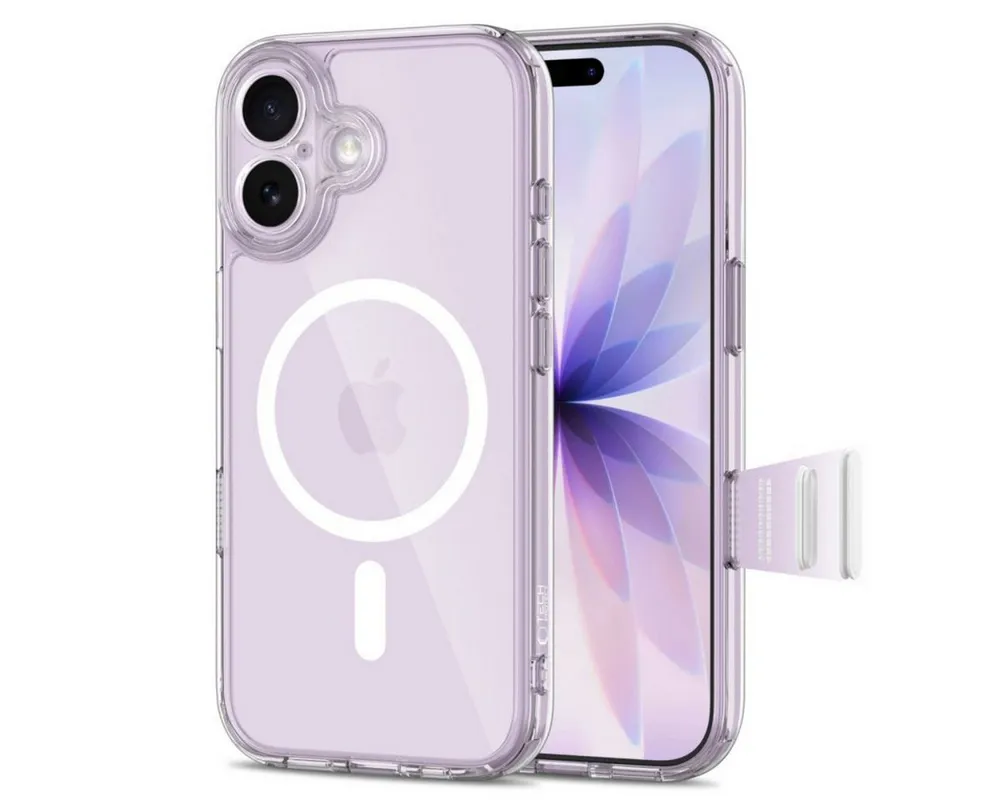 TECH PROTECT Handyhülle Magpeak Magnet Case kompatibel mit iPhone 17 Transparent, Transparente Hybridkonstruktion mit integrierter Magnetfläche