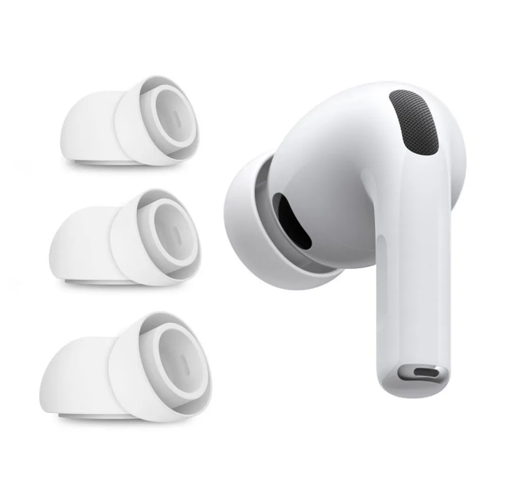 TECH PROTECT Kopfhörer-Schutzhülle Ohrstöpsel für AirPods Pro 3 in den Größen S/M/L, 3er-Pack