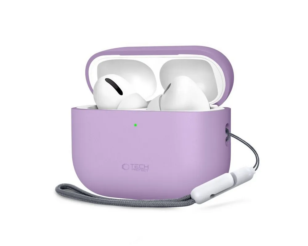 TECH PROTECT Kopfhörer-Schutzhülle Silikonhülle für AirPods Pro 3, Passgenauer Rundumschutz für das Ladecase