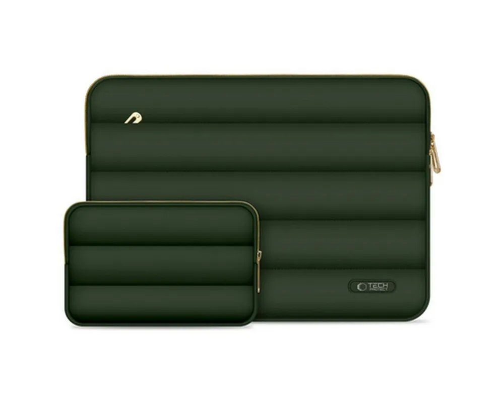 TECH PROTECT Laptoptasche Laptoptasche 15 16 Tech Protect Puffy oliv