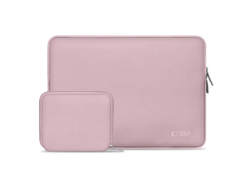 TECH PROTECT Laptoptasche (Laptoptasche und passende Zubehörtasche), Schlanke Laptop- und Zubehörhülle im abgestimmten Set