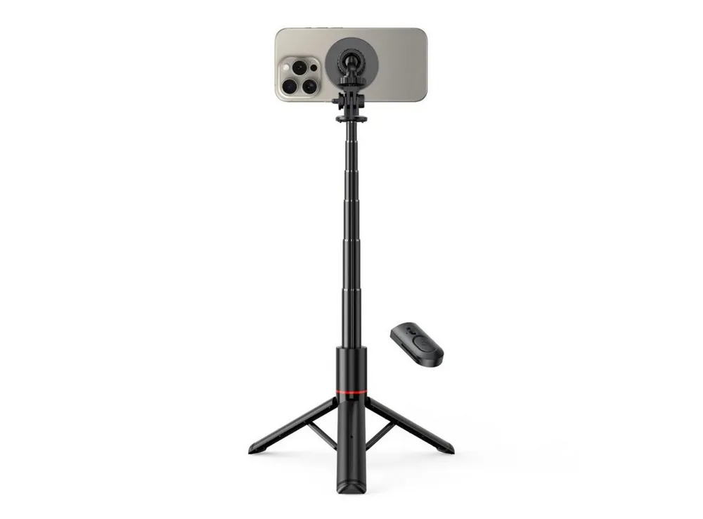 TECH PROTECT Selfie-Stick L06S, MagSafe-Selfie-Stick mit Bluetooth und integriertem Stativ