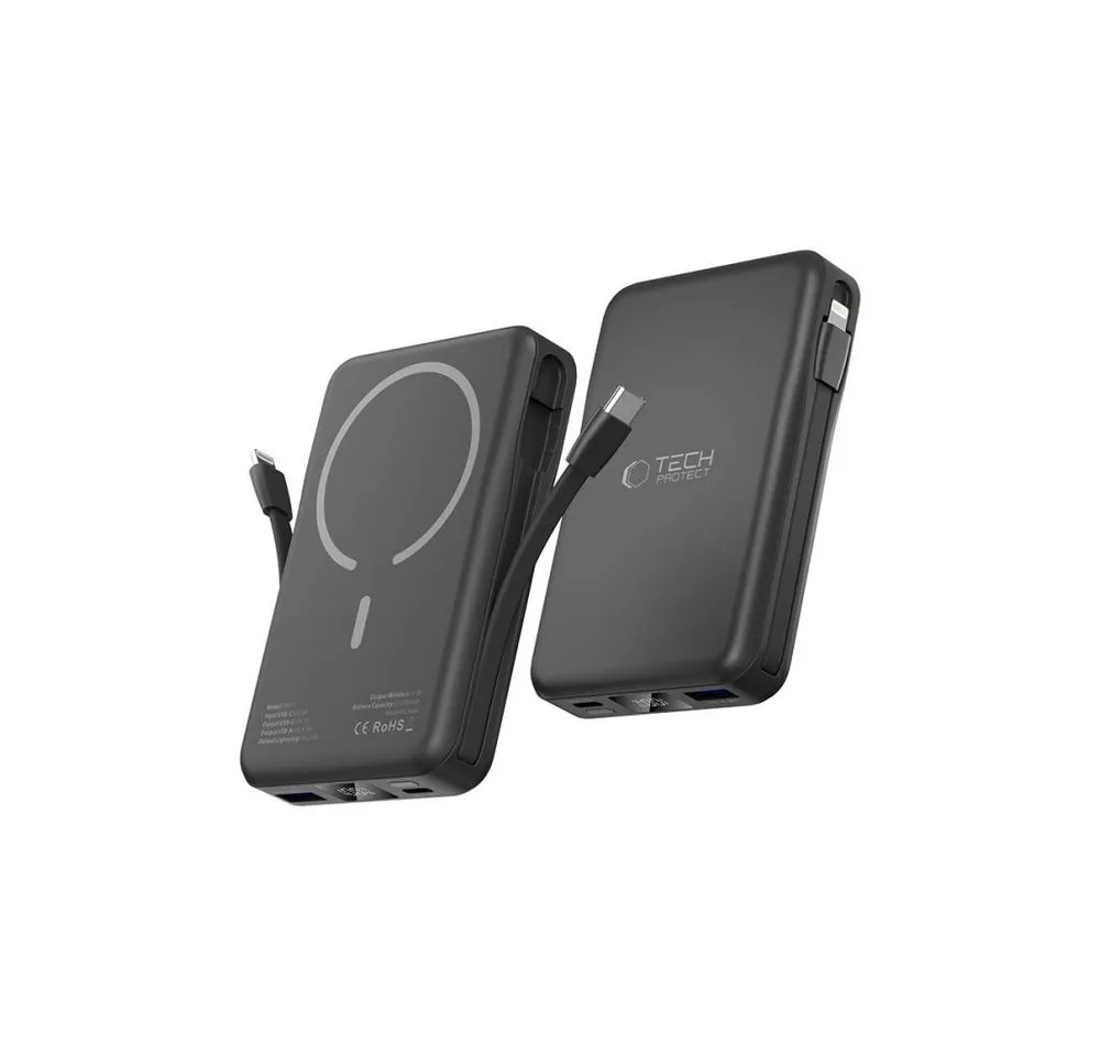 TECH PROTECT Tech-Protect LifeMag PB31 MagSafe Powerbank 10000mAh Schwarz Powerbank