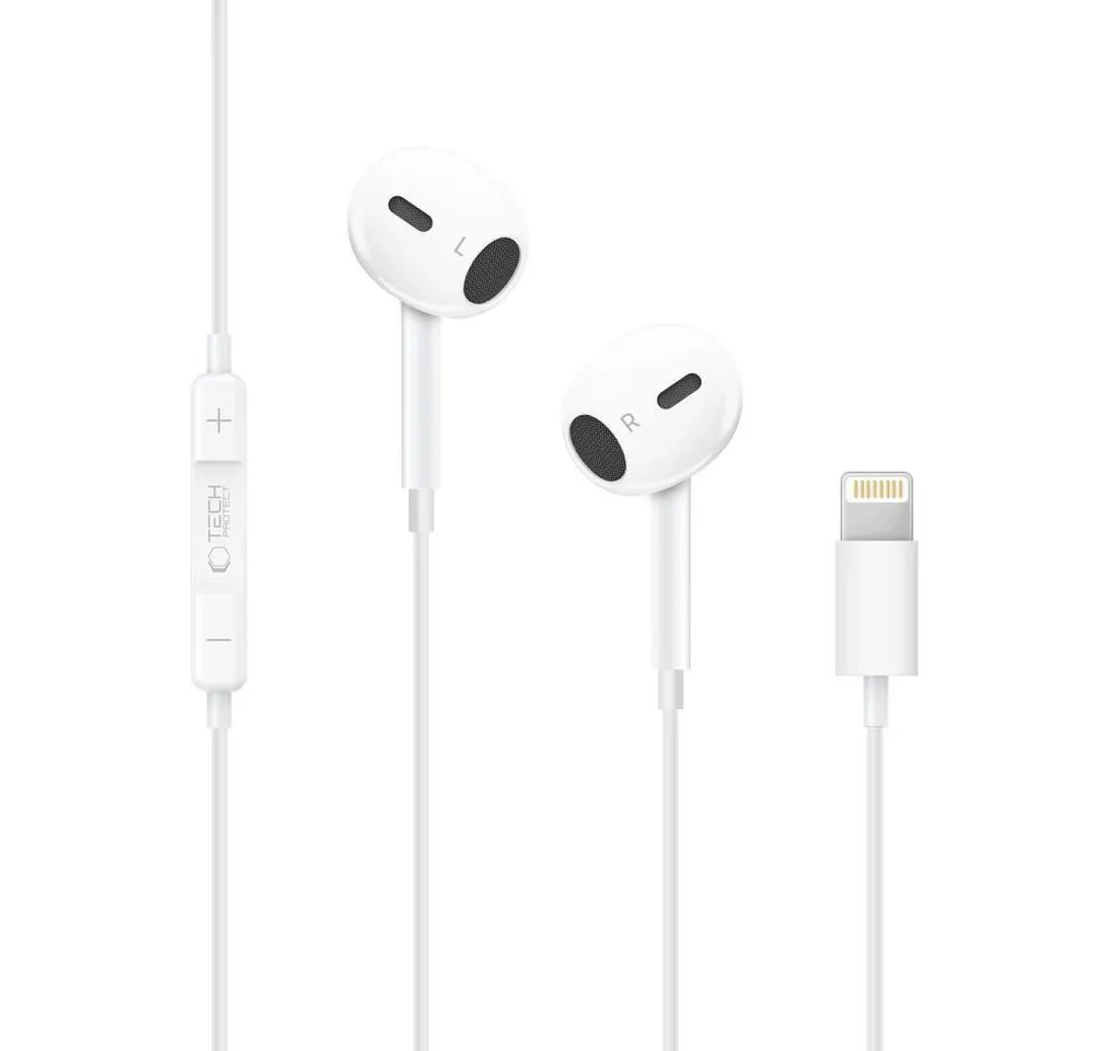 TECH PROTECT Tech-Protect UltraBoost Core G2 Lightning Kopfhörer Weiß In-Ear-Kopfhörer