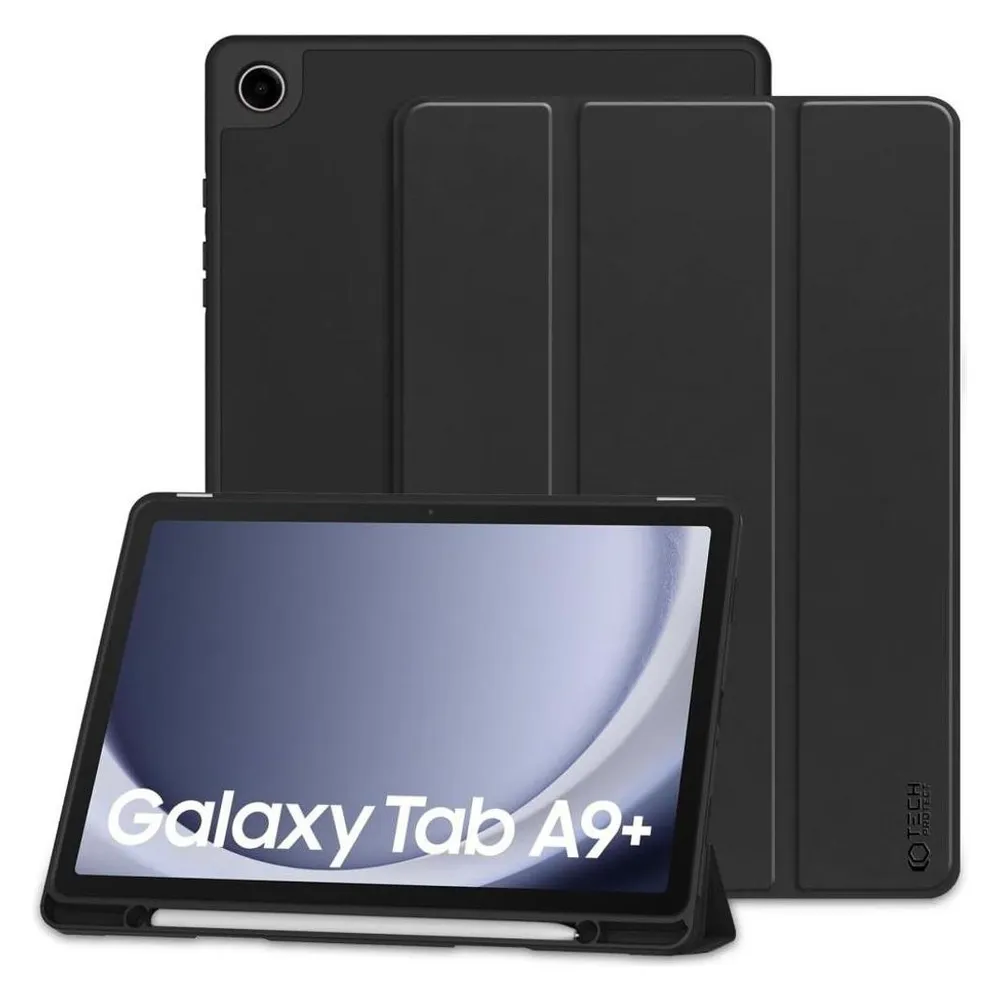 Tech-Protect Tahvelarvutikaaned Galaxy Tab A9+ 11" SmartCase Pen, must
