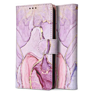 Tech-Protect Kaardivahega mobiiliümbris Galaxy A25 Wallet Marble