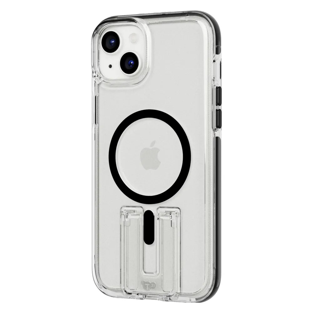 tech21 EvoCrystal Kick Case MagSafe iP 15 Plus Clear/Black