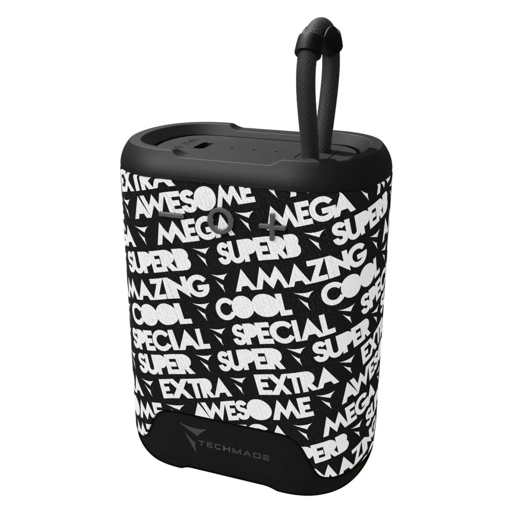 Techmade Speaker Bt Con Pattern Nera