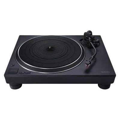 Plattenspieler Technics SL-1500C Direktantrieb Manuel Schwarz Aluminium