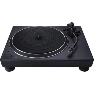 Plattenspieler Technics SL-1500C Direktantrieb Manuel Schwarz Aluminium