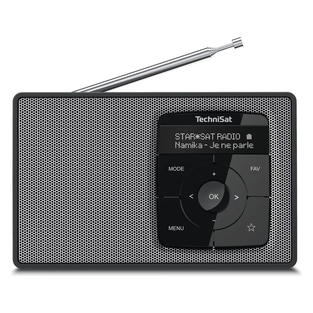 Radio TechniSat DigitRadio 2 Tragbar DAB+ Bluetooth OLED Schwarz Silber