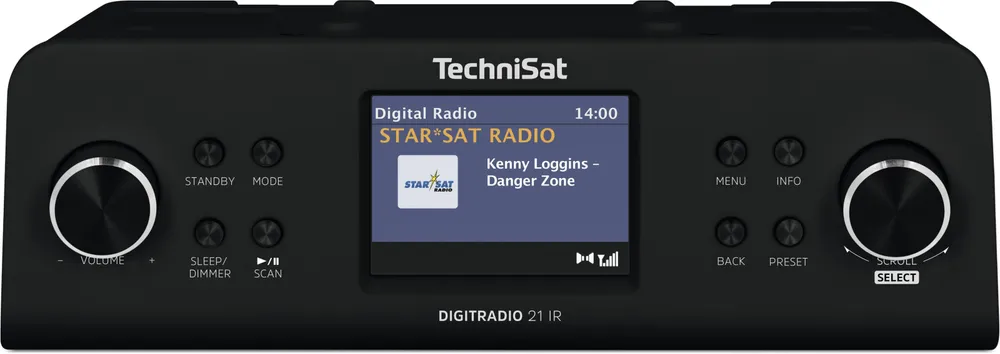 DIGITRADIO 21 IR schwarz DAB+-Küchenradio (unterbaufähig)