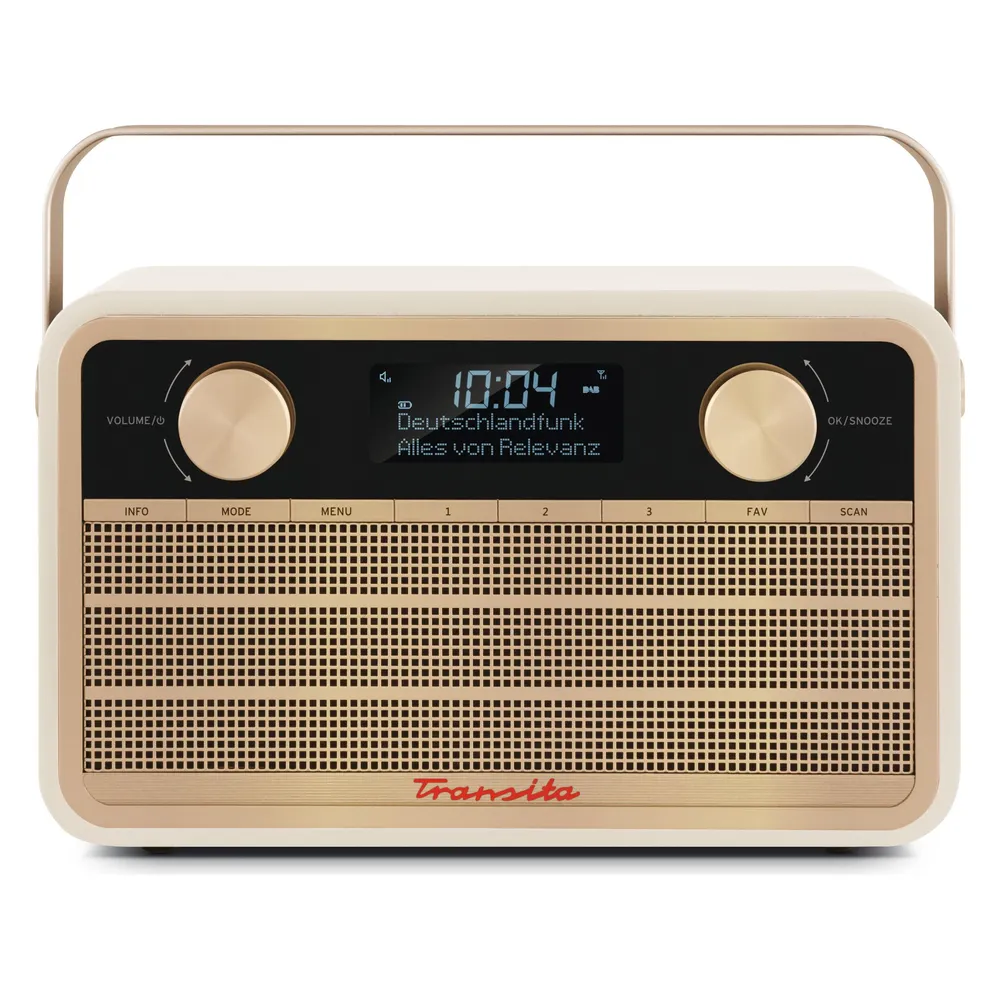 Radio TechniSat Transita 120 DAB+ FM Tragbar 5W LCD Beige