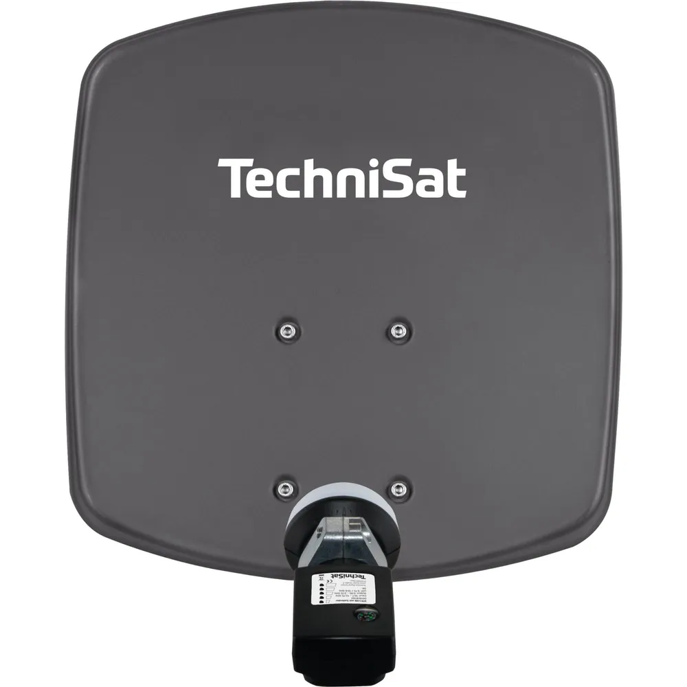 DIGIDISH 33, Satfinder V/H-LNB Satellitenschüssel 33 cm mit Single LNB