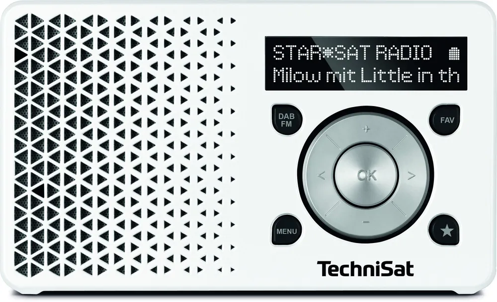 DIGITRADIO 1 weiß/silber DAB Radio