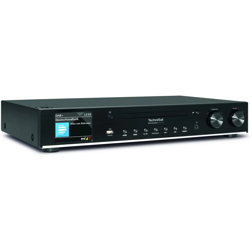 DIGITRADIO 143 CD (V3), Schwarz HiFi-CD-Receiver