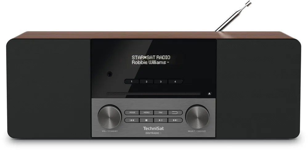 DIGITRADIO 3 DAB+-Stereoradio nussbaum