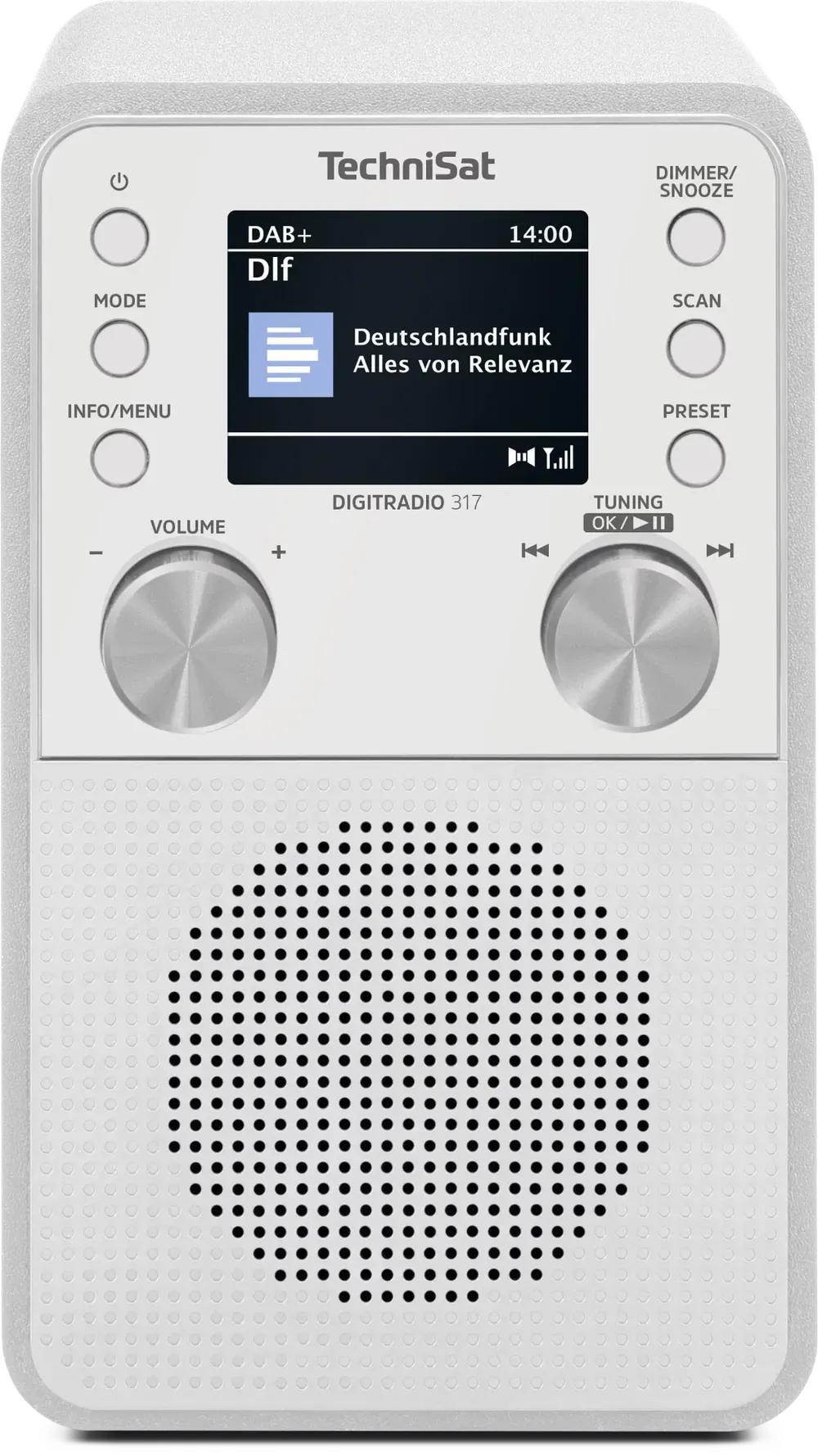 DIGITRADIO 317 weiß DAB+ Radio