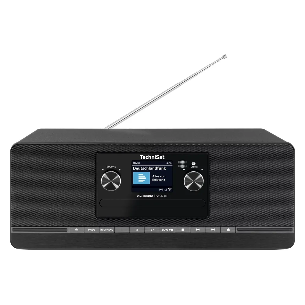 DIGITRADIO 372 CD BT schwarz DAB+ Radio mit CD Player