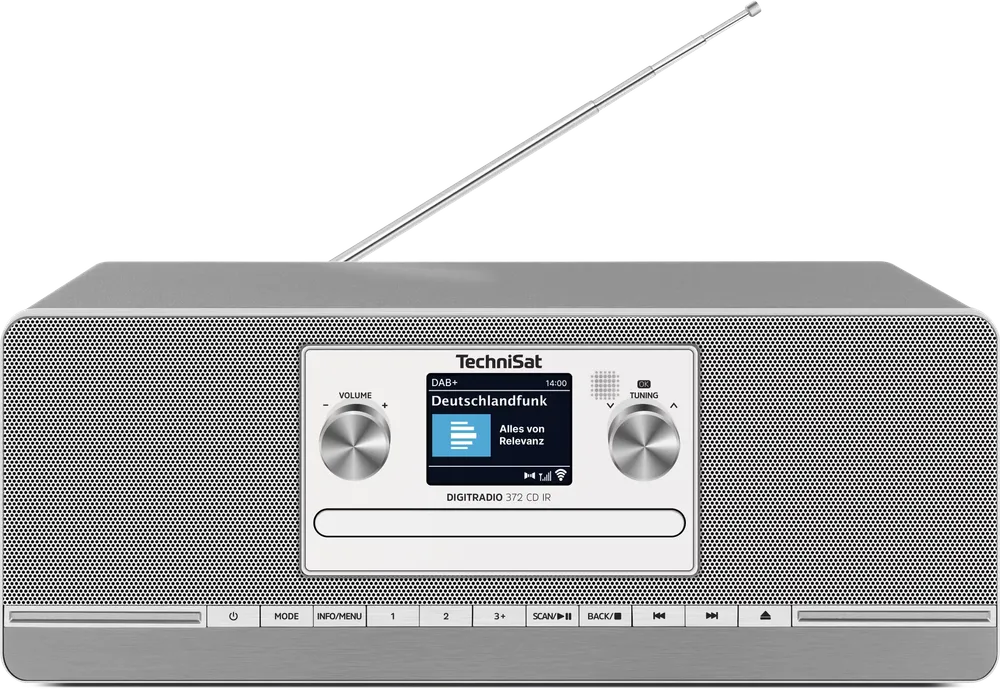 DIGITRADIO 372 CD IR anthrazit/silber DAB+ Internetradio mit CD-Player