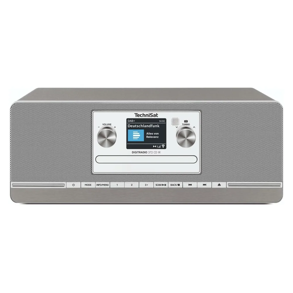 DIGITRADIO 372 CD IR anthrazit/silber DAB+ Internetradio mit CD-Player