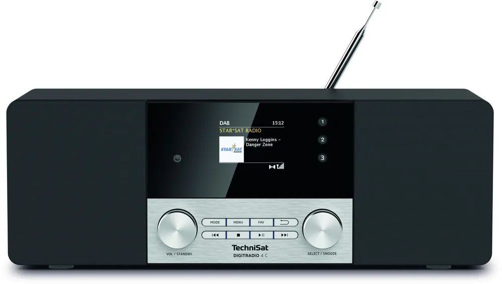 DIGITRADIO 4 C DAB+/UKW-Stereoradio schwarz/silber