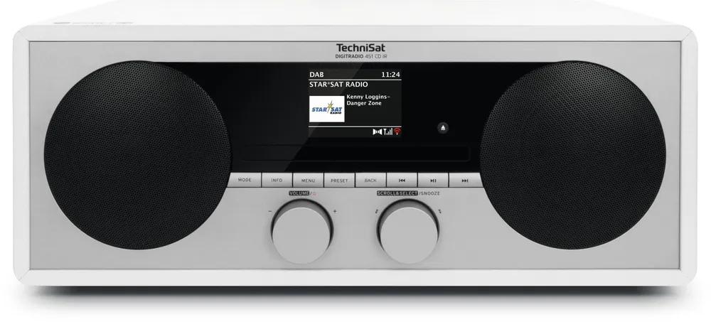 DIGITRADIO 451 CD IR weiß DAB+ Internetradio
