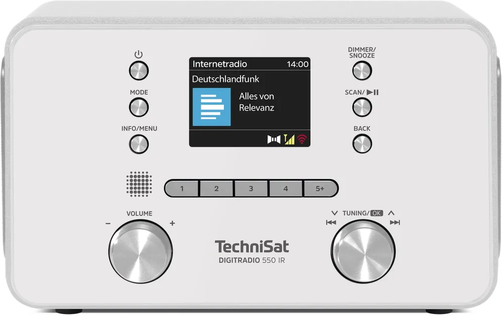 DIGITRADIO 550 IR, weiß DAB+ Internetradio