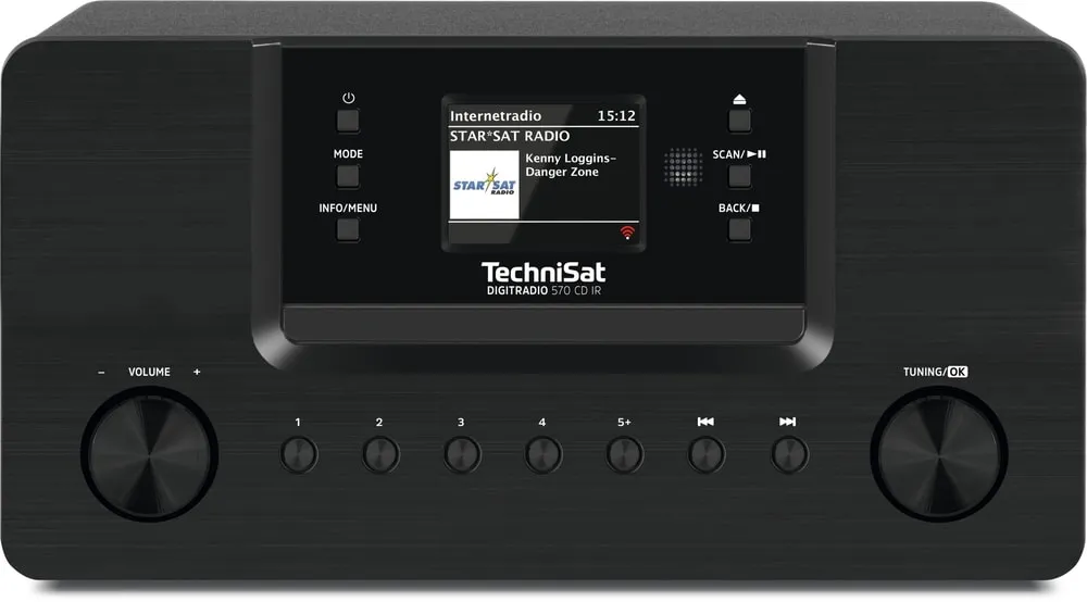 DIGITRADIO 570 CD IR schwarz DAB+ Internetradio mit CD-Player