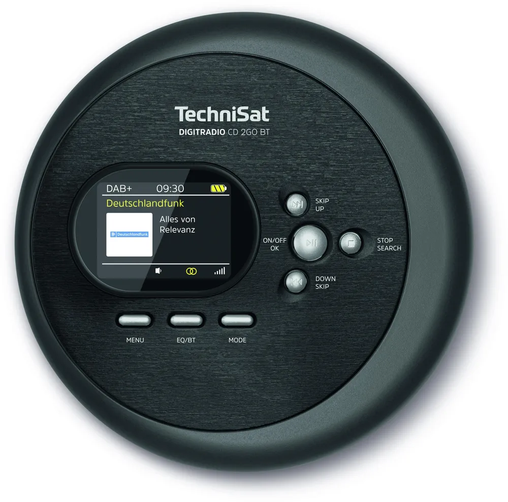 DIGITRADIO CD 2GO BT schwarz Disc-Man