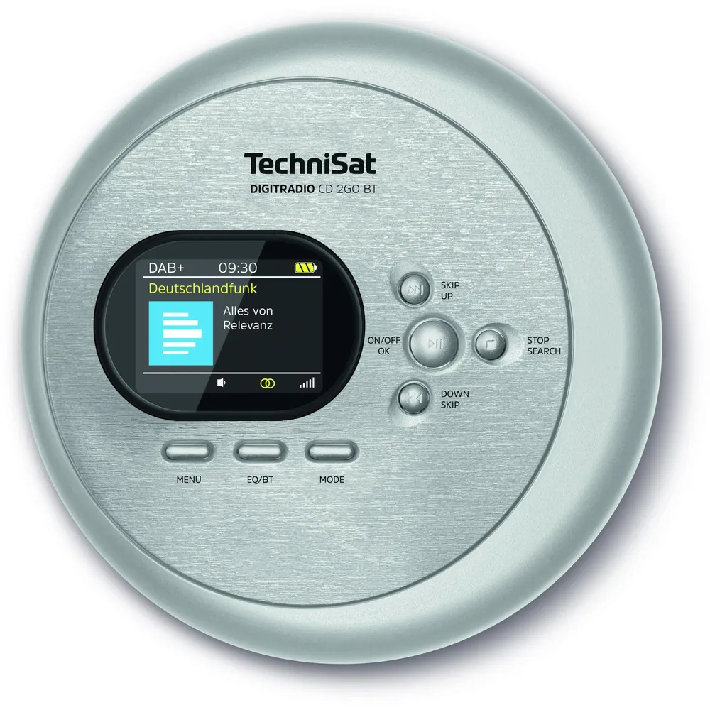 DIGITRADIO CD 2GO BT silber Disc-Man