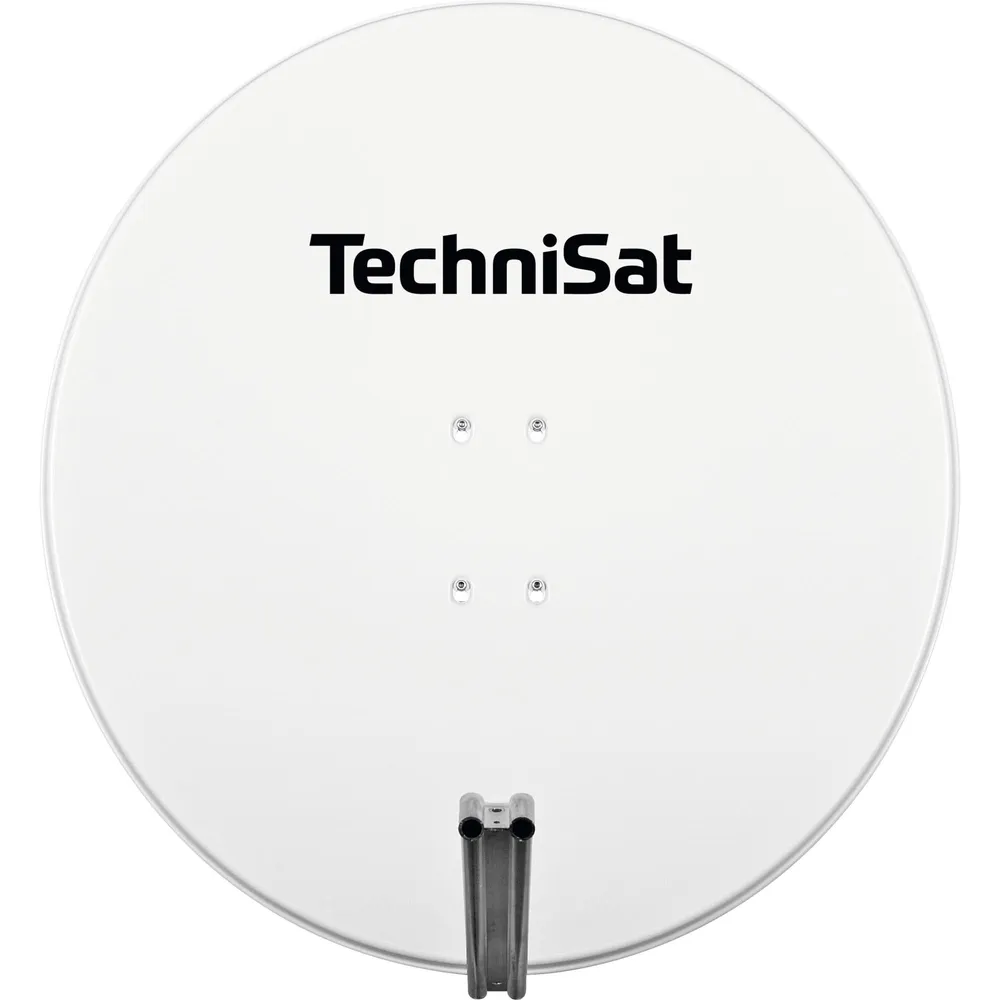 SATMAN 850 PLUS inkl. Halterung für UNYSAT Universal-LNB, polarweiß Satellitenschüssel 85 cm