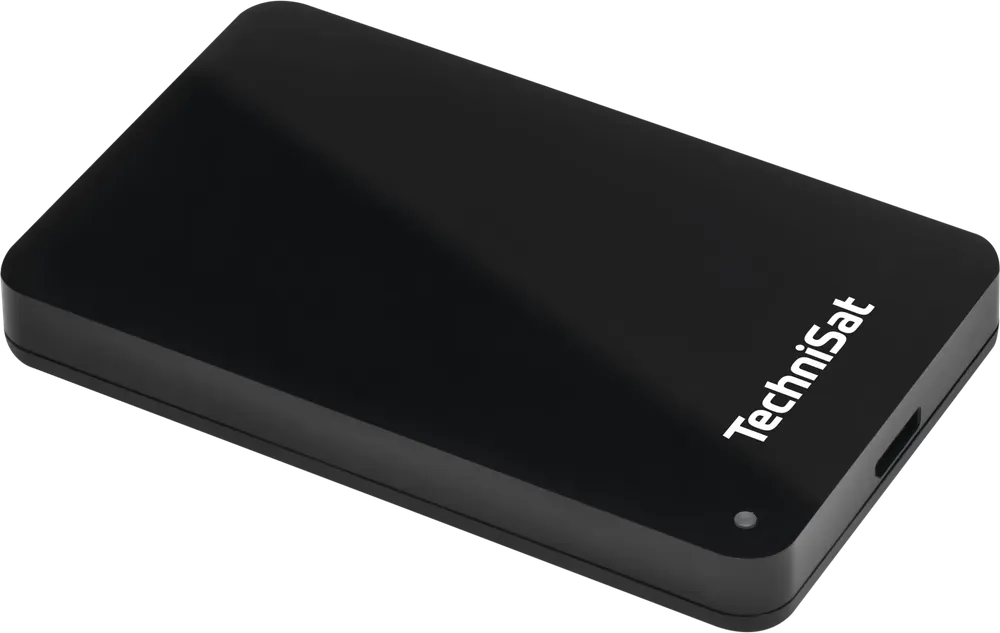 Streamstore 24, 2,5 Zoll USB 3.2 Festplatte mit 1 TB Speicherplatz und LED Anzeige