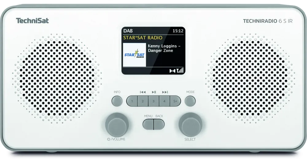 TECHNIRADIO 6 S IR weiß/grau DAB+ Internetradio