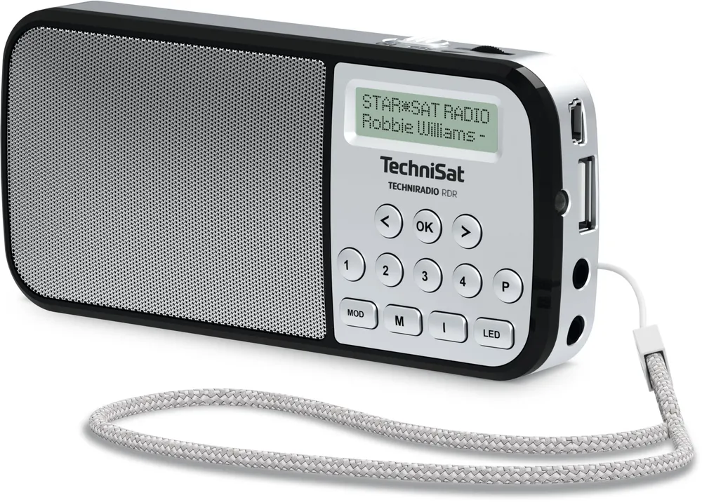 Techniradio RDR silber Taschenradio