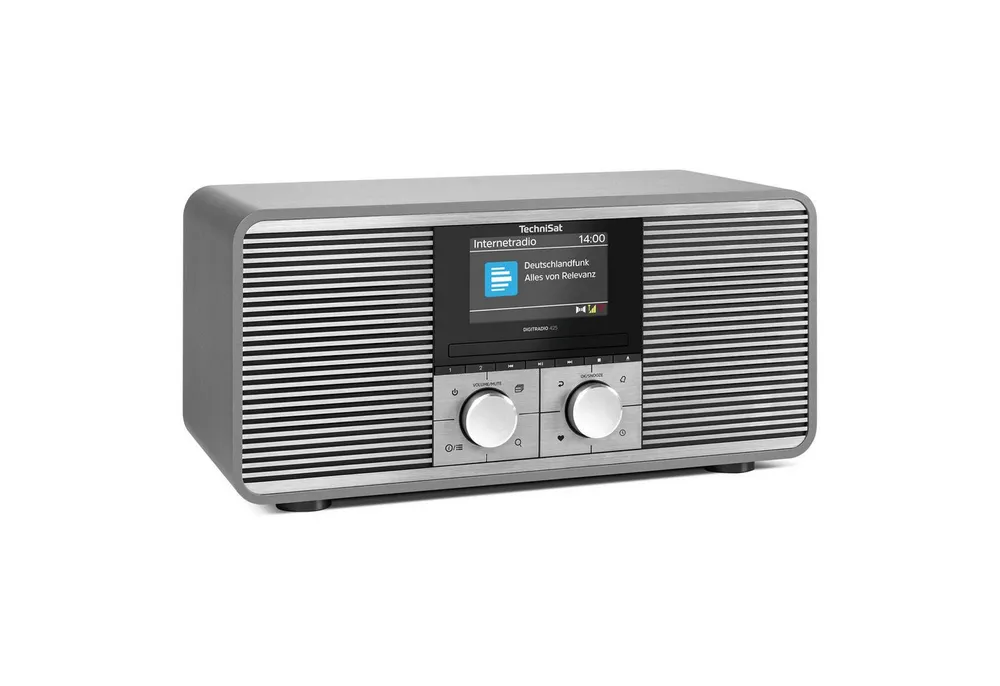 TechniSat DIGITRADIO 425 Internet-Radio (Digitalradio (DAB), Internetradio, FM-Tuner mit RDS, 40 W, CD, Bluetooth, WLAN, USB, AUX, Equalizer, Farbdisplay, App-Steuerung)