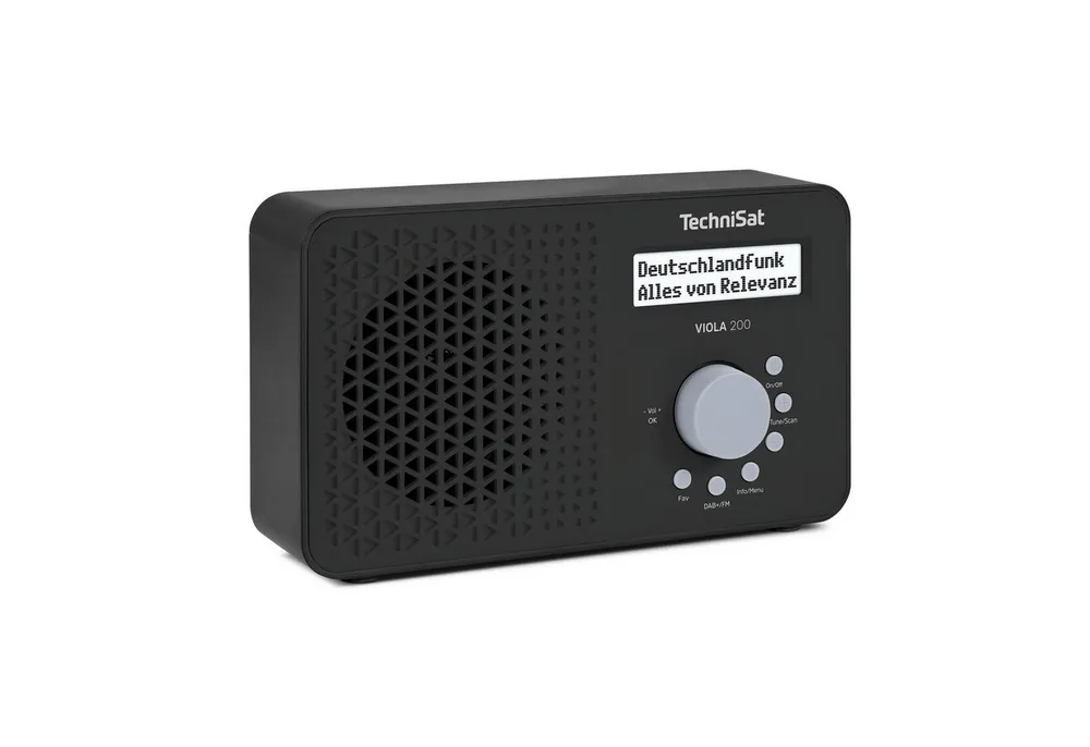 TechniSat VIOLA 200 Digitalradio (DAB) (Digitalradio (DAB), FM-Tuner mit RDS, 1 W, Favoritenspeicher, Netz- und Batteriebetrieb, Kopfhöreranschluss)