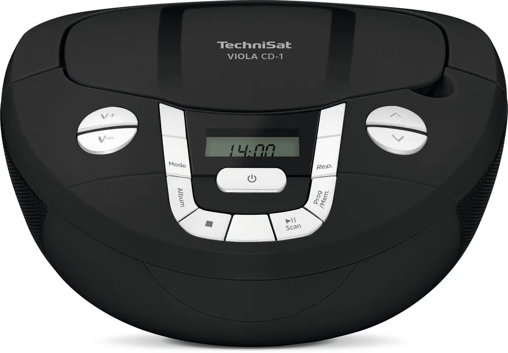 TechniSat VIOLA CD-1 UKW-Radio (FM-Tuner mit RDS, 2 W, CD-Player, Bluetooth)