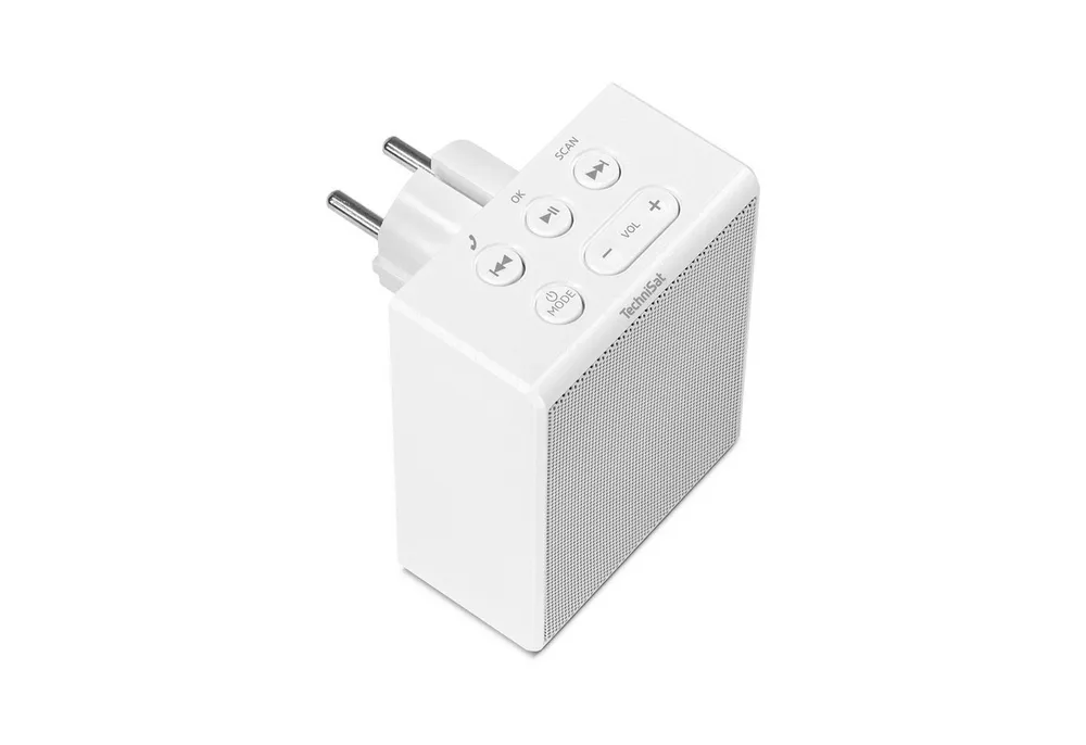 TechniSat VIOLA Steckdosenradio Steckdosen-Radio (FM-Tuner mit RDS, 1.5 W, Bluetooth, Freisprecheinrichtung, Tasten zur Nahbedienung)