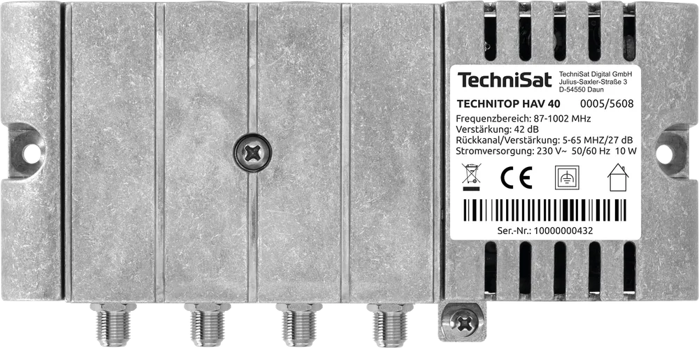 TECHNITOP HAV 40 silber Breitbandverstärker
