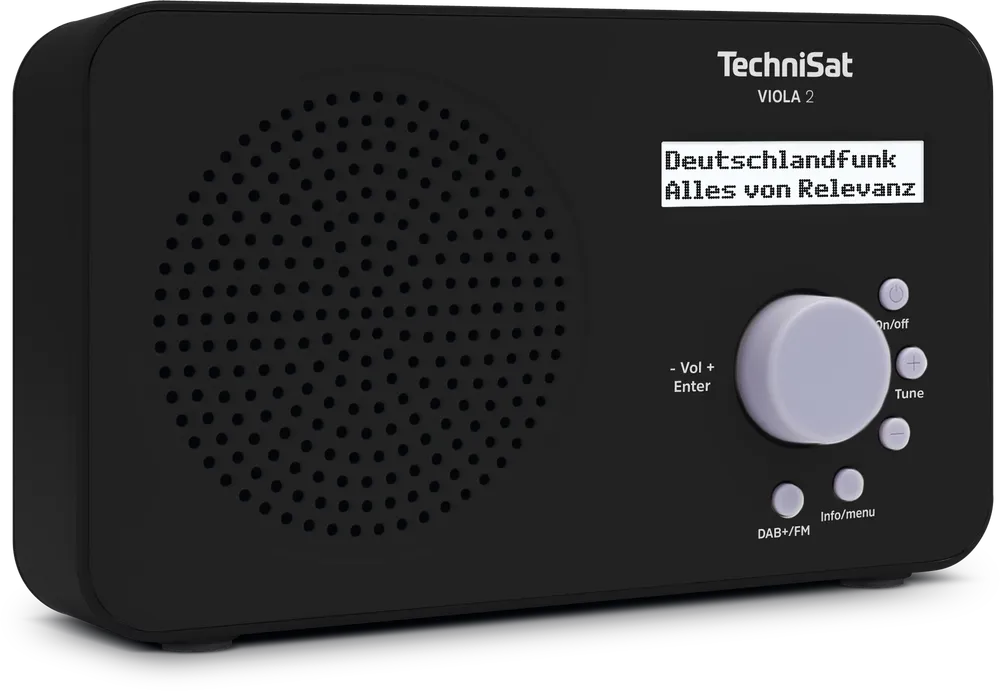 VIOLA 2 schwarz DAB+ Radio